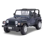 Jeep Wrangler Rubicon sötétkék – 1 27 méretarányos fém modellautó és játékautó Maisto Expressz szállítás