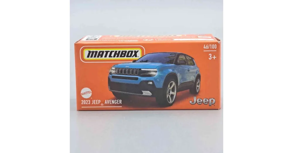 Szezonális akció Jeep Avenger (2023) kék – 1 64 játékautó Matchbox 46/100