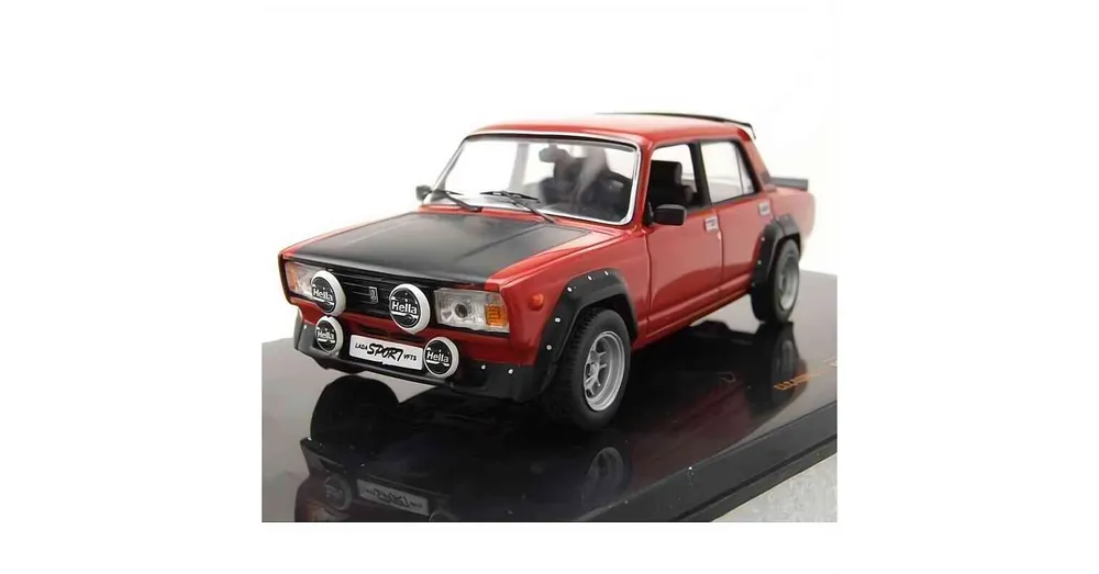 Lada 2105 VFTS (1983) piros / fekete – 1 43 méretarányos fém modellautó IXO Models Prémium