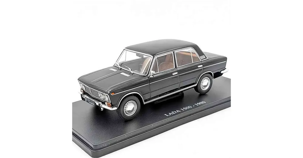 Legjobb ár Lada 1500 (1980) fekete – 1 24 méretarányos fém modellautó Edicola