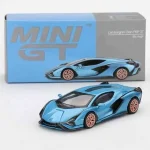 Exkluzív ajánlat Lamborghini Sián FKP 37 kék – MiniGT 573 - 1 64 méretarányos fém modellautó - TrueScale Miniatures (TSM)