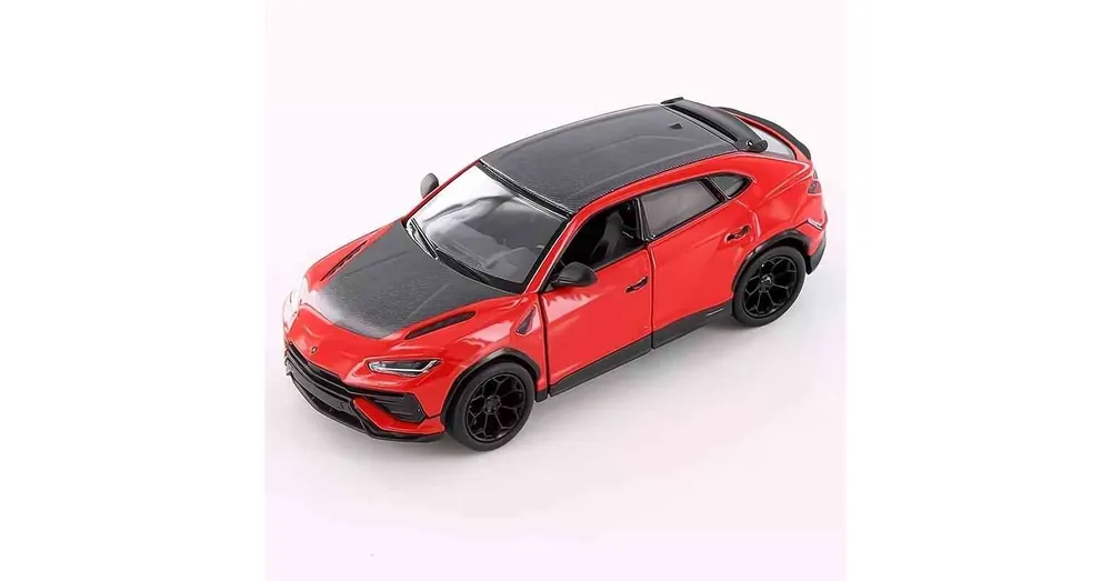 Biztonságos fizetés Lamborghini Urus (2023) piros – 1 38 méretarányos fém játékautó Kinsmart