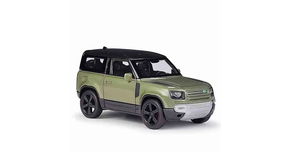 Land Rover Defender 110 ( 2020) zöld – 1 38 méretarányos fém játékautó Welly Újdonság