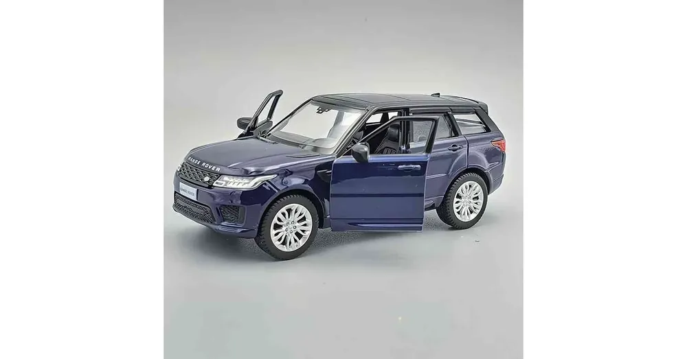 Szuper akció Range Rover Sport kék – 1 36 méretarányos fém játékautó és modellautó Tayumo