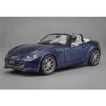 Mazda MX-5 (2019) kék – 1 24 méretarányos fém modellautó Whitebox Expressz szállítás