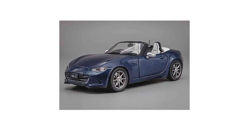 Mazda MX-5 (2019) kék – 1 24 méretarányos fém modellautó Whitebox Expressz szállítás