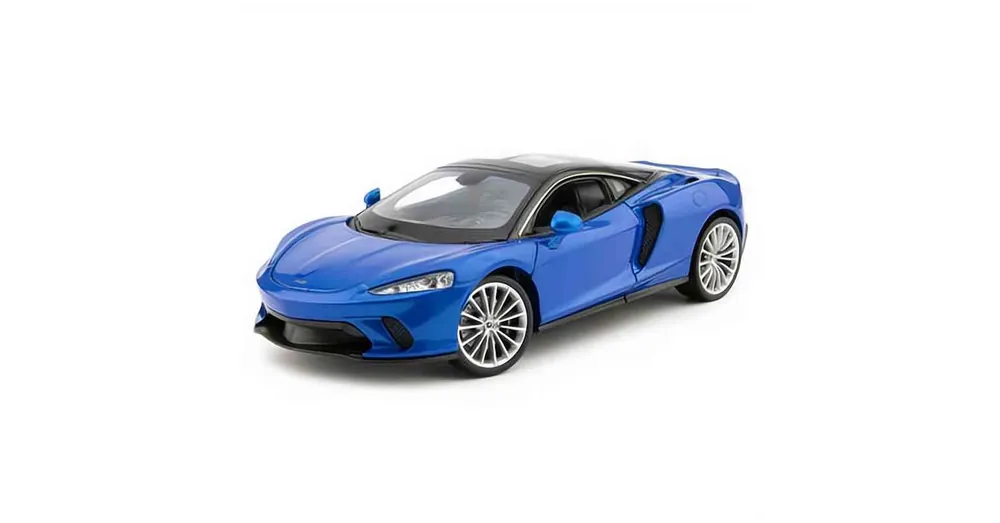 Olcsóbb McLaren GT kék – 1 24 méretarányos fém modellautó és játékautó Welly