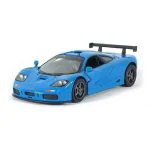 Biztonságos vásárlás McLaren F1 GTR (1995) kék – 1 38 méretarányos fém játékautó Kinsmart