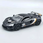 Akció McLaren 570S GT4 fekete – 1 32 méretarányos fém játékautó és modellautó Tayumo