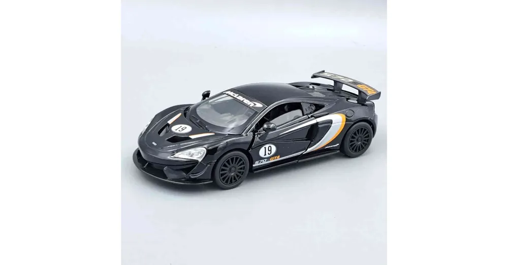 Akció McLaren 570S GT4 fekete – 1 32 méretarányos fém játékautó és modellautó Tayumo