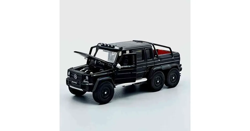 Mercedes-Benz G63 AMG 6×6 fekete – 1 64 méretarányos fém modellautó ERA Car Árengedmény