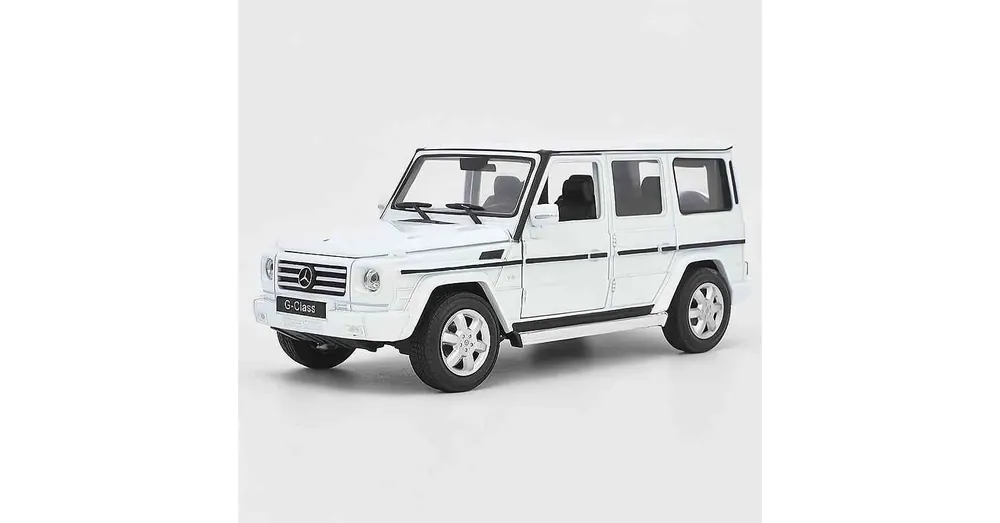 Csak ma Mercedes-Benz G Class (2009) fehér – 1 24 méretarányos fém modellautó és játékautó Welly
