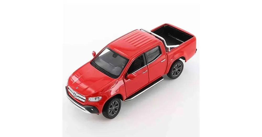 Rendeld meg most Mercedes-Benz X-Class (2018) piros – 1 27 méretarányos fém modellautó és játékautó Welly