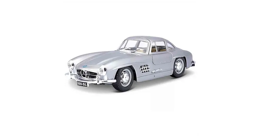 Mercedes-Benz 300 SL (1954) ezüst – 1 24 méretarányos fém modellautó és játékautó Bburago Alacsony ár
