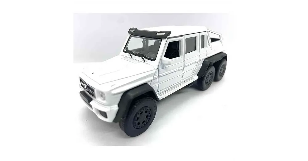 Mercedes-Benz G63 AMG 6×6 fehér – 1 38 méretarányos fém játékautó Welly Olcsó