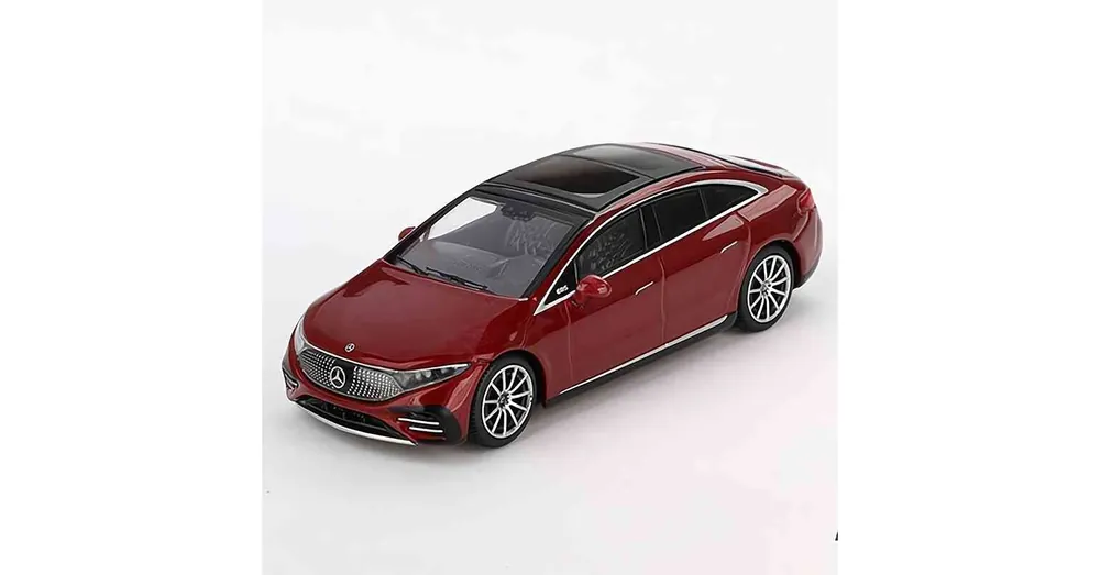 Mercedes-Benz EQS 580 4MATIC (2024) piros – MiniGT 970 - 1 64 méretarányos fém modellautó - TrueScale Miniatures (TSM) Ajánlat