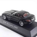 Kiárusítás Mercedes-Benz SLR McLaren (2004) fekete – 1 43 méretarányos fém modellautó Edicola