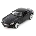 Mercedes AMG GT matt fekete – 1 24 méretarányos fém modellautó és játékautó Maisto Újdonság