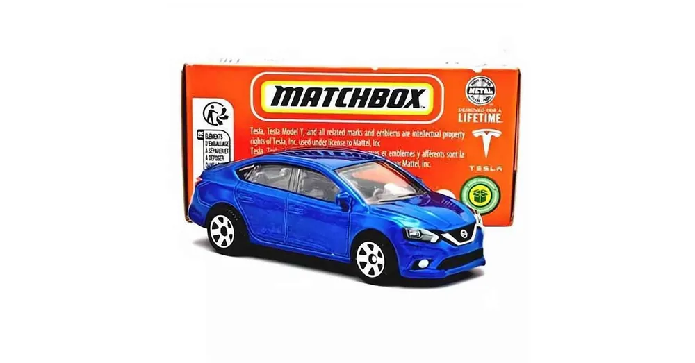 Rendeld meg most Nissan Sentra (2016) kék – 1 64 játékautó Matchbox 77/100