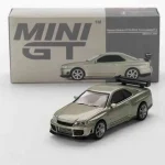 Különleges ajánlat Nissan Skyline GT-R (R34) Tommykaira R-z szürke – MiniGT 697 - 1 64 méretarányos fém modellautó - TrueScale Miniatures (TSM)
