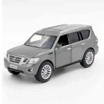 Azonnali szállítás Nissan Patrol Y62 szürke – 1 36 méretarányos fém modellautó és játékautó Tayumo