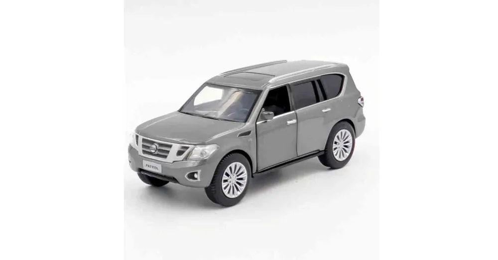 Azonnali szállítás Nissan Patrol Y62 szürke – 1 36 méretarányos fém modellautó és játékautó Tayumo