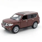 Népszerű Nissan Patrol Y62 barna – 1 36 méretarányos fém modellautó és játékautó Tayumo