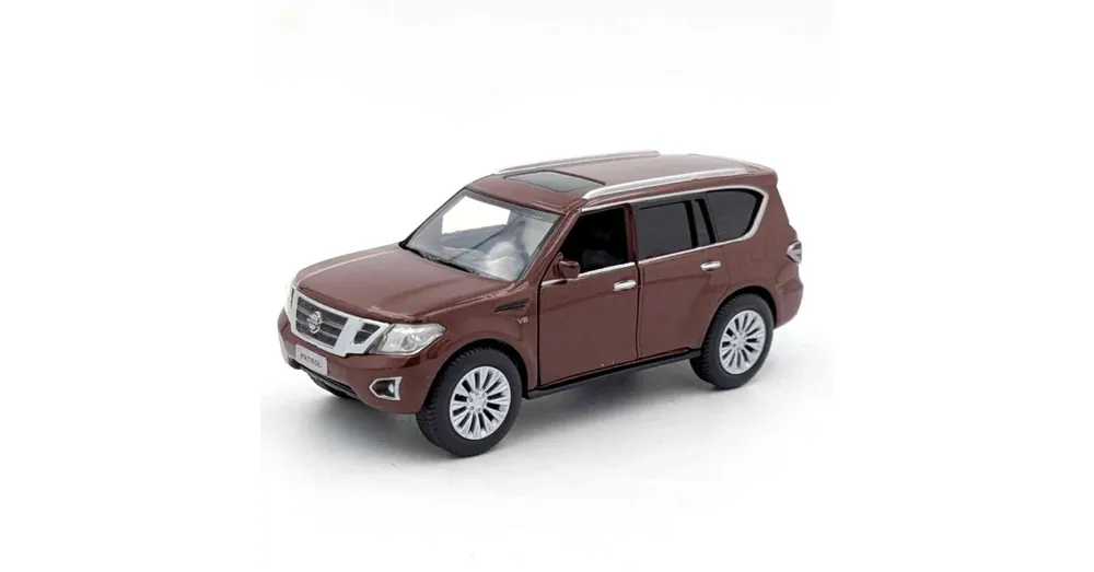 Népszerű Nissan Patrol Y62 barna – 1 36 méretarányos fém modellautó és játékautó Tayumo