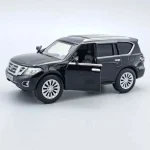 Azonnali szállítás Nissan Patrol Y62 fekete – 1 36 méretarányos fém modellautó és játékautó Tayumo