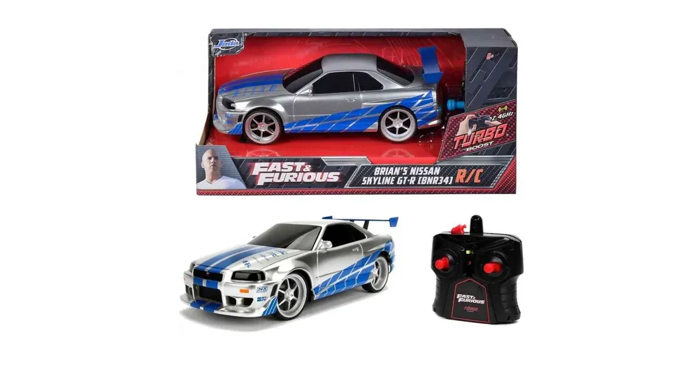 Brian‘s Nissan Skyline GT-R (R34) – Halálos Iramban – 1 24 távirányítós játékautó Jada Szuper ajánlat