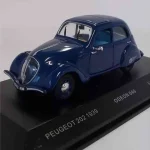 Peugeot 202 (1939) kék – 1 43 méretarányos fém modellautó Odeon Utolsó esély