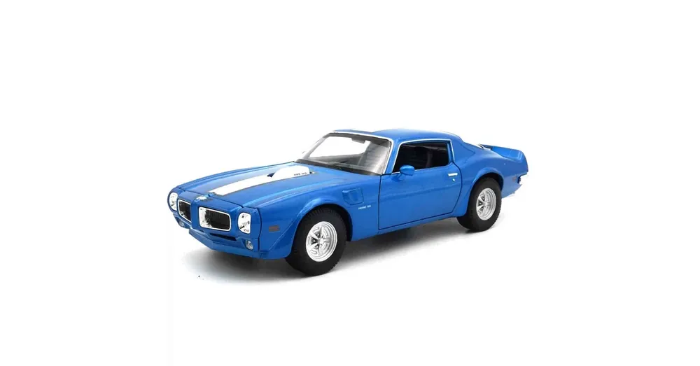 Expressz kézbesítés Pontiac Firebird Trans Am (1972) kék – 1 24 méretarányos fém modellautó és játékautó Welly