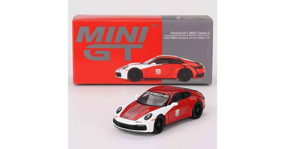 Ne maradj le Porsche 911 (992) Carrera S – 2023 IMSA Daytona 24 Hrs Safety Car – MiniGT 699 - 1 64 méretarányos fém modellautó - TrueScale Miniatures (TSM)