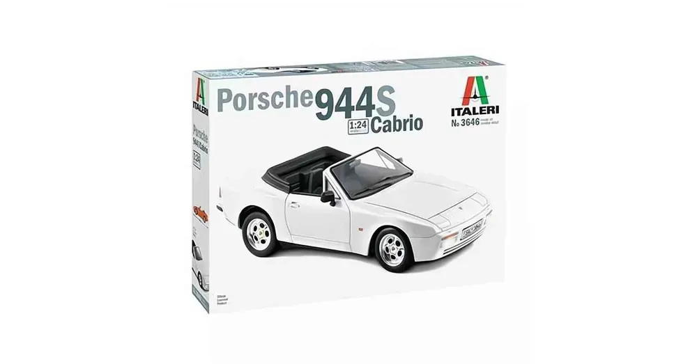 Azonnal elérhető Porsche 944S Cabrio – 1 24 méretarányos építhető autó makett Italeri