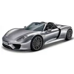 Biztonságos fizetés Porsche 918 Spyder (2014) ezüst – 1 24 méretarányos fém modellautó és játékautó Bburago
