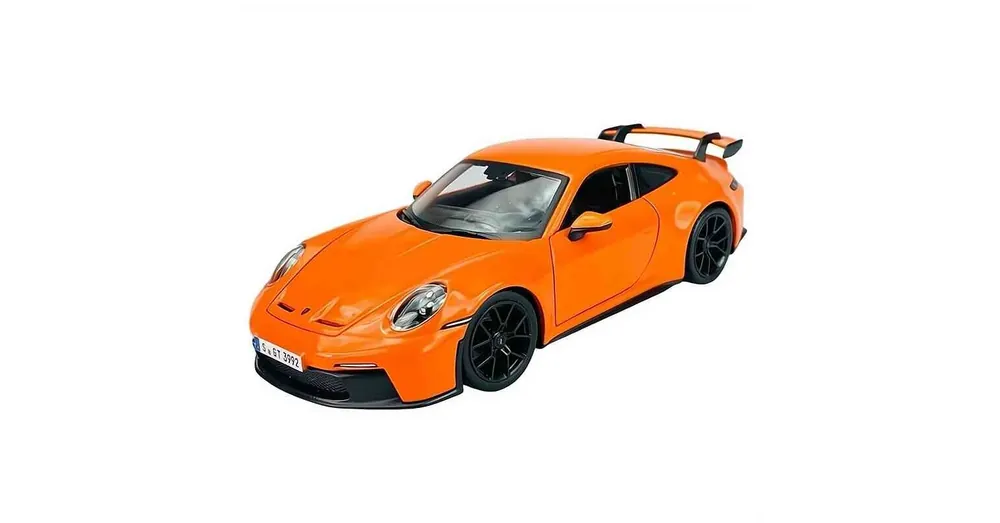 Porsche 911 GT3 (2021) narancs – 1 24 méretarányos fém modellautó és játékautó Bburago Biztonságos vásárlás