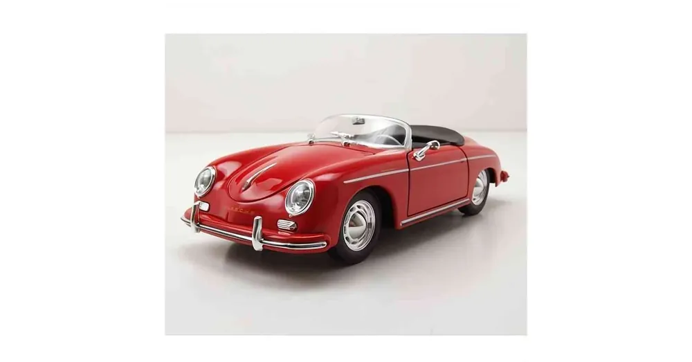 Prémium Porsche 356A Speedster nyitott piros – 1 24 méretarányos fém modellautó és játékautó Welly