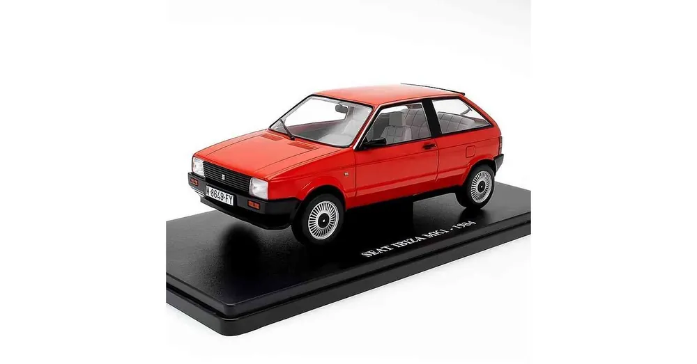 Kihagyhatatlan ajánlat Seat Ibiza MK1 (1984) piros – 1 24 méretarányos fém modellautó Edicola