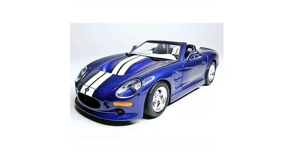 Shelby Series One (1999) kék / fehér – 1 24 méretarányos fém modellautó és játékautó Maisto Exkluzív ajánlat