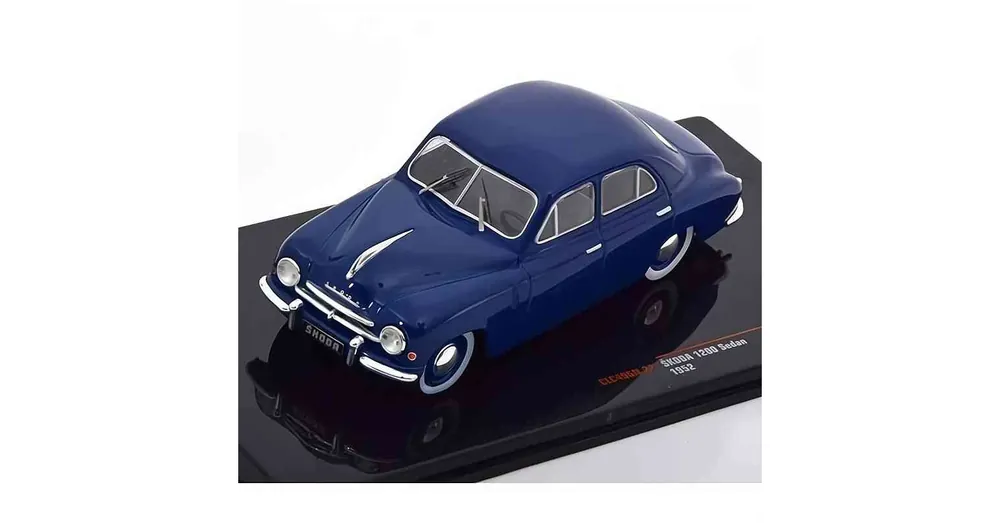 Kedvezmény Skoda 1200 Sedan (1952) kék – 1 43 méretarányos fém modellautó IXO Models
