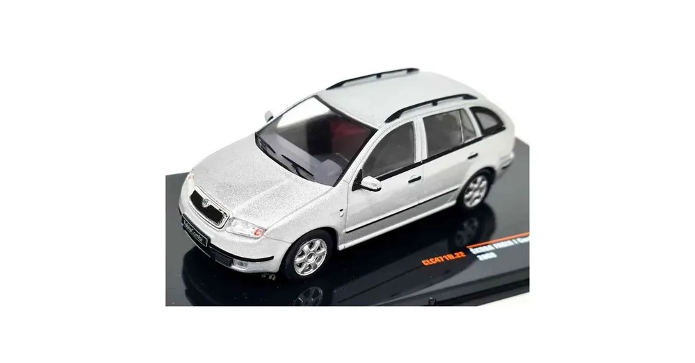 Skoda Fabia I. Combi (2000) ezüst – 1 43 méretarányos fém modellautó IXO Models Újdonság