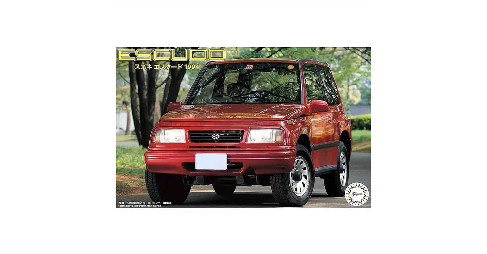 Suzuki Vitara (1994) piros – 1 24 méretarányos építhető autó makett Fujimi Vedd meg most