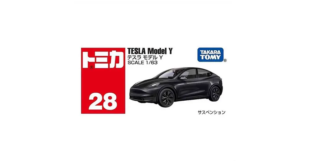 Olcsó Tesla Model Y fekete – 1 63 méretarányos fém modellautó Tomica