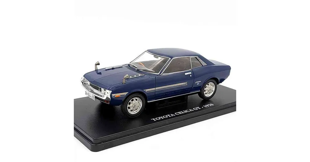 Toyota Celica GT (1970) kék – 1 24 méretarányos fém modellautó Edicola Utolsó esély