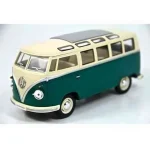 Azonnal elérhető Volkswagen T1 Samba busz (1962) zöld – 1 24 méretarányos játékautó Kinsmart