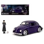 Volkswagen Beetle (1959) lila – Wednesday Addams – Addams Family – 1 24 méretarányos fém modellautó Jada Ajánlat