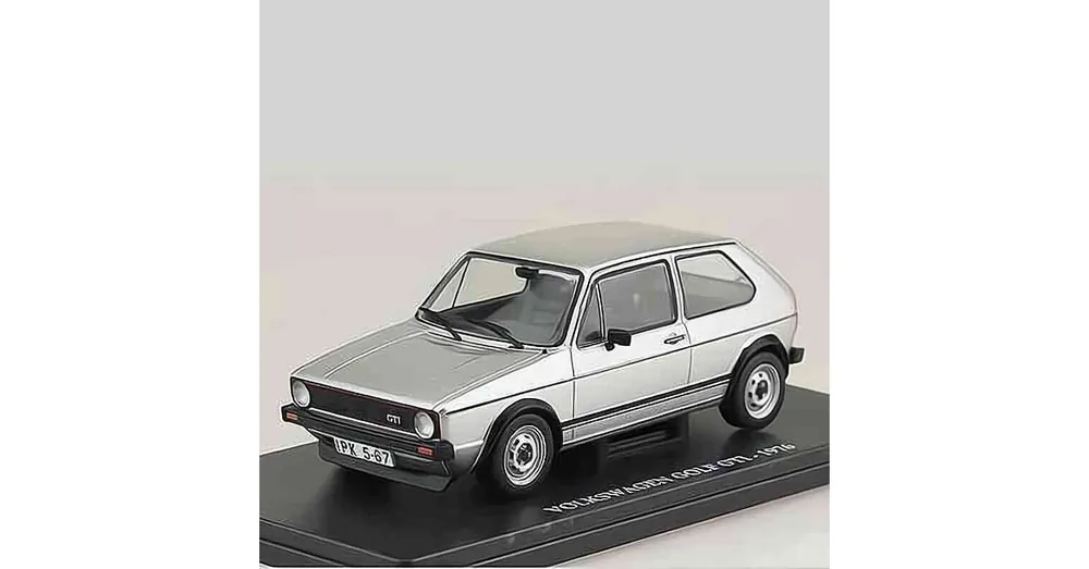 Gyors kiszállítás Volkswagen Golf GTI (1976) ezüst – 1 24 méretarányos fém modellautó Edicola