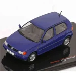 Szezonális akció Volkswagen Polo MK III (1994) kék – 1 43 fém modellautó IXO Models