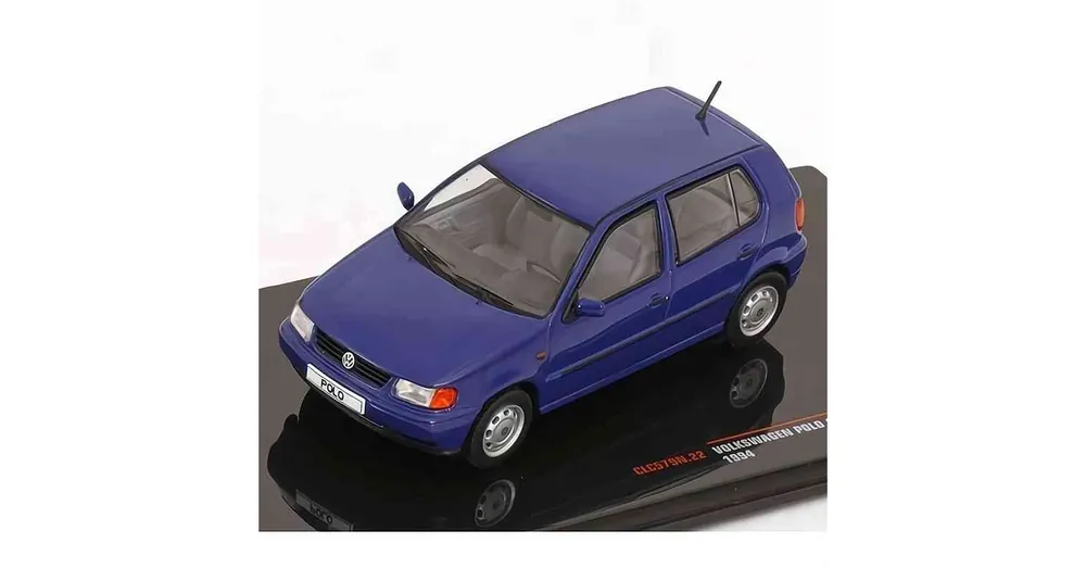 Szezonális akció Volkswagen Polo MK III (1994) kék – 1 43 fém modellautó IXO Models