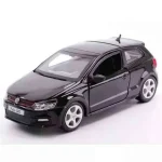 Volkswagen Polo GTI Mark 5 fekete – 1 24 méretarányos fém modellautó és játékautó Bburago Különleges ajánlat